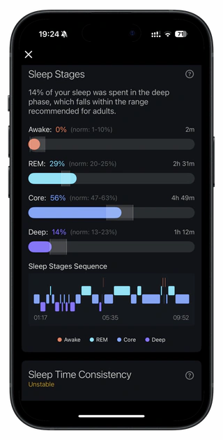 Apple Watch sleep phases explained